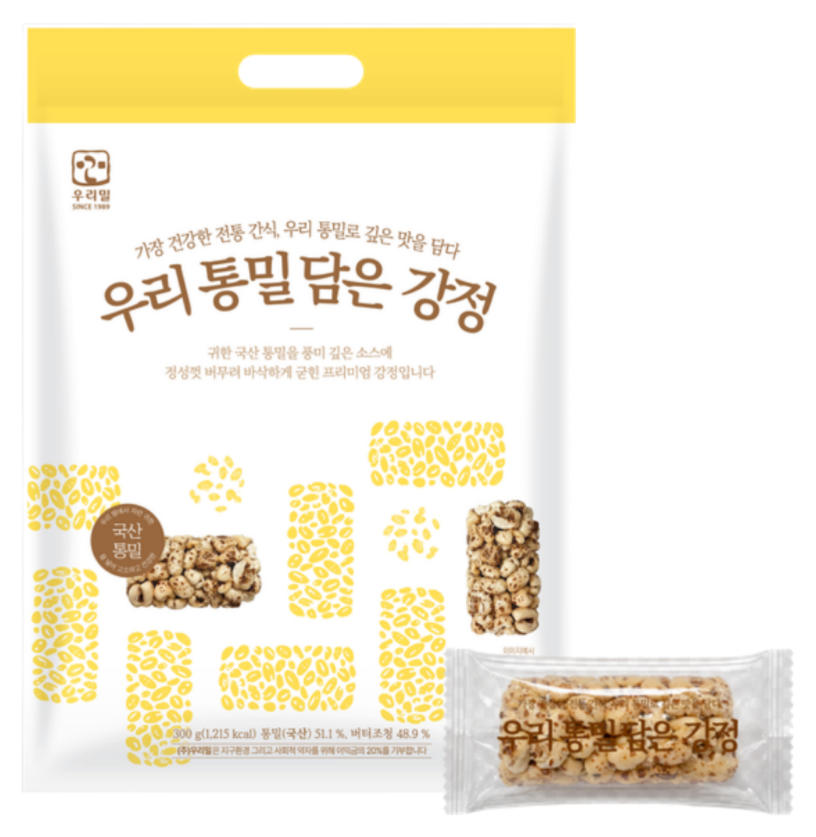 우리 통밀 담은 강정